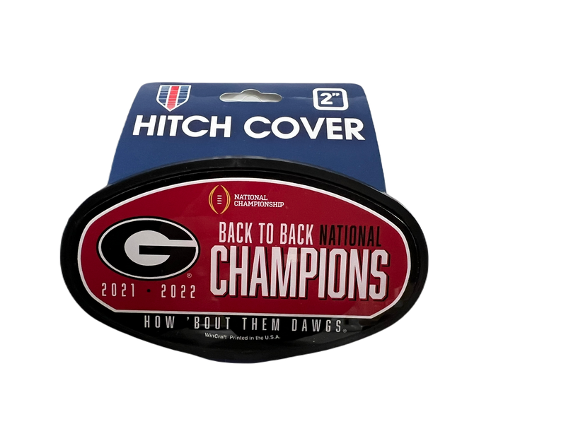 Georgia Bulldog - 2022 National Champions Oval Hitch Cover