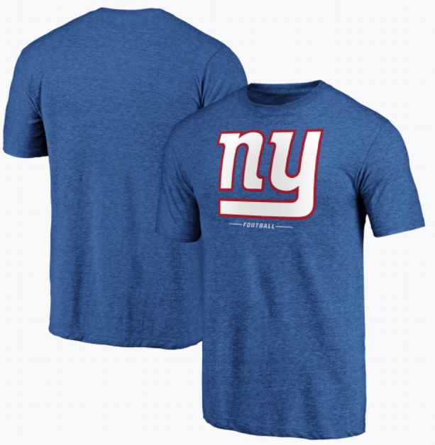 New York Giants - NFL Pro Line Team Lockup Logo T-Shirt