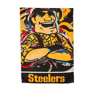 Pittsburgh Steelers - Justin Patten Suede GDN Garden Flag