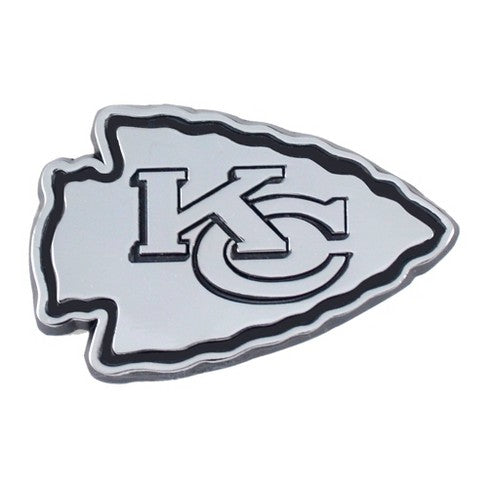 Kansas City Chiefs - Logo Metal 3" x 3.2" Auto Emblem