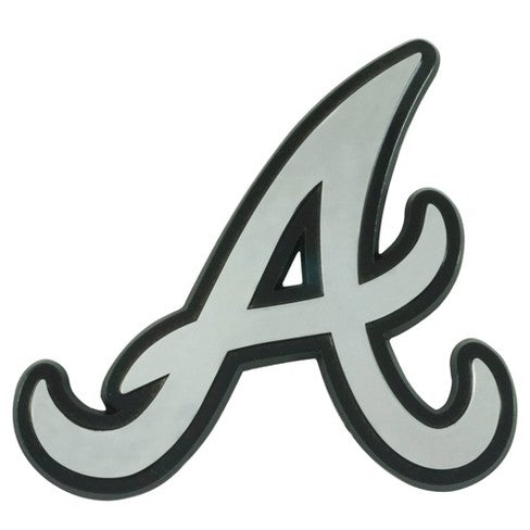 Atlanta Braves - 3" x 3.2" Color Metal Emblem