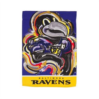 Baltimore Ravens - Justin Patten Suede GDN Flag Banner