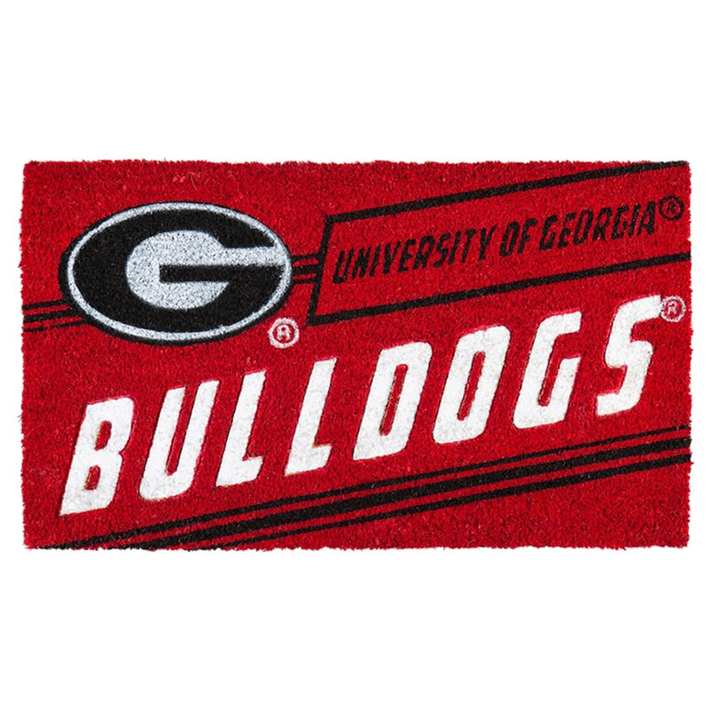 Georgia Bulldogs Coir Punch Mat