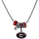 Georgia Bulldogs Charm Necklace