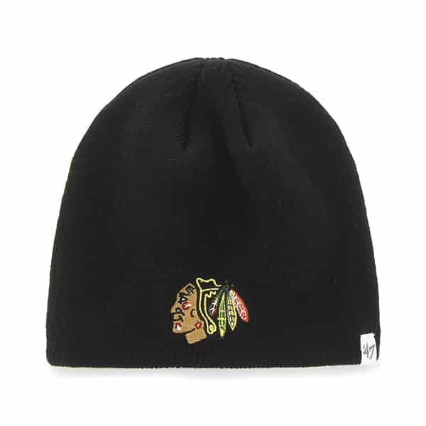 Chicago Blackhawks Beanie Black Hat