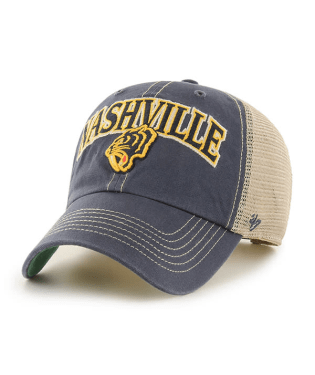 Nashville Predators - Winter Cla Vintage Navy Tuscaloosa Clean Up Hat, 47 Brand