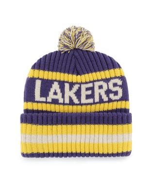 Los Angeles Lakers - Purple Bering Cuff Knit Hat, 47 Brand
