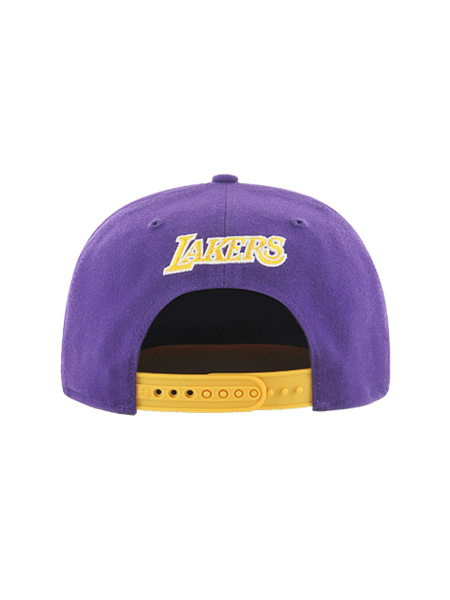 Los Angeles Lakers City Edition Captain Snapback Cap - Purple