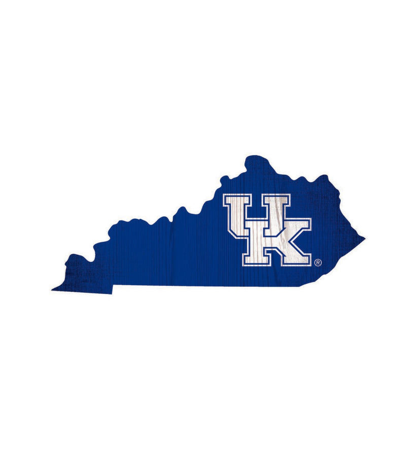 Kentucky Wildcats - State Team Color Logo Sign