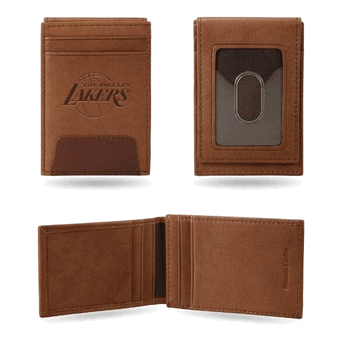 Los Angeles Lakers Leather Front Pocket Wallet