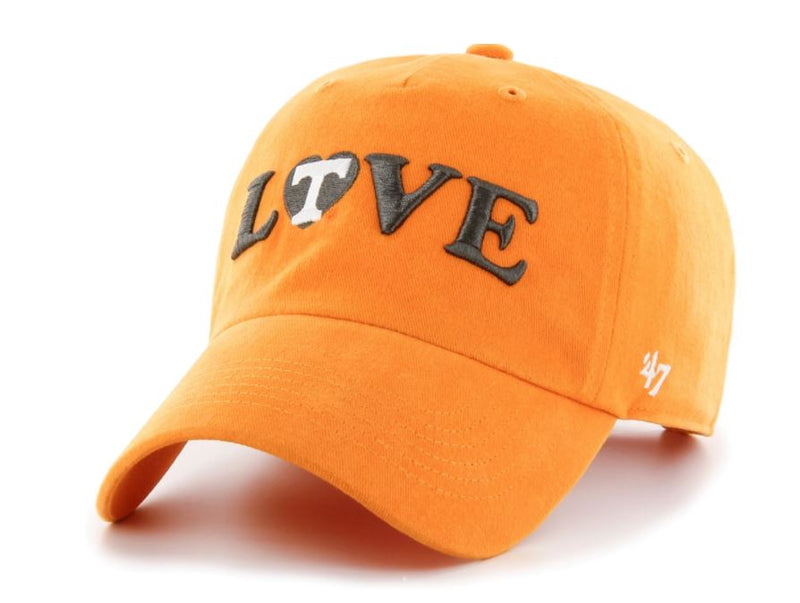 Tennessee Volunteers - Orange Love Script Clean Up Adjustable Hat, 47 Brand