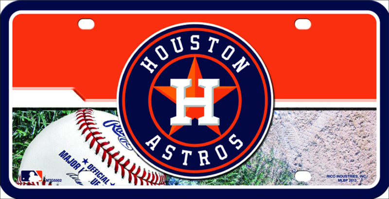 Houston Astros - Novelty Metal License Plate