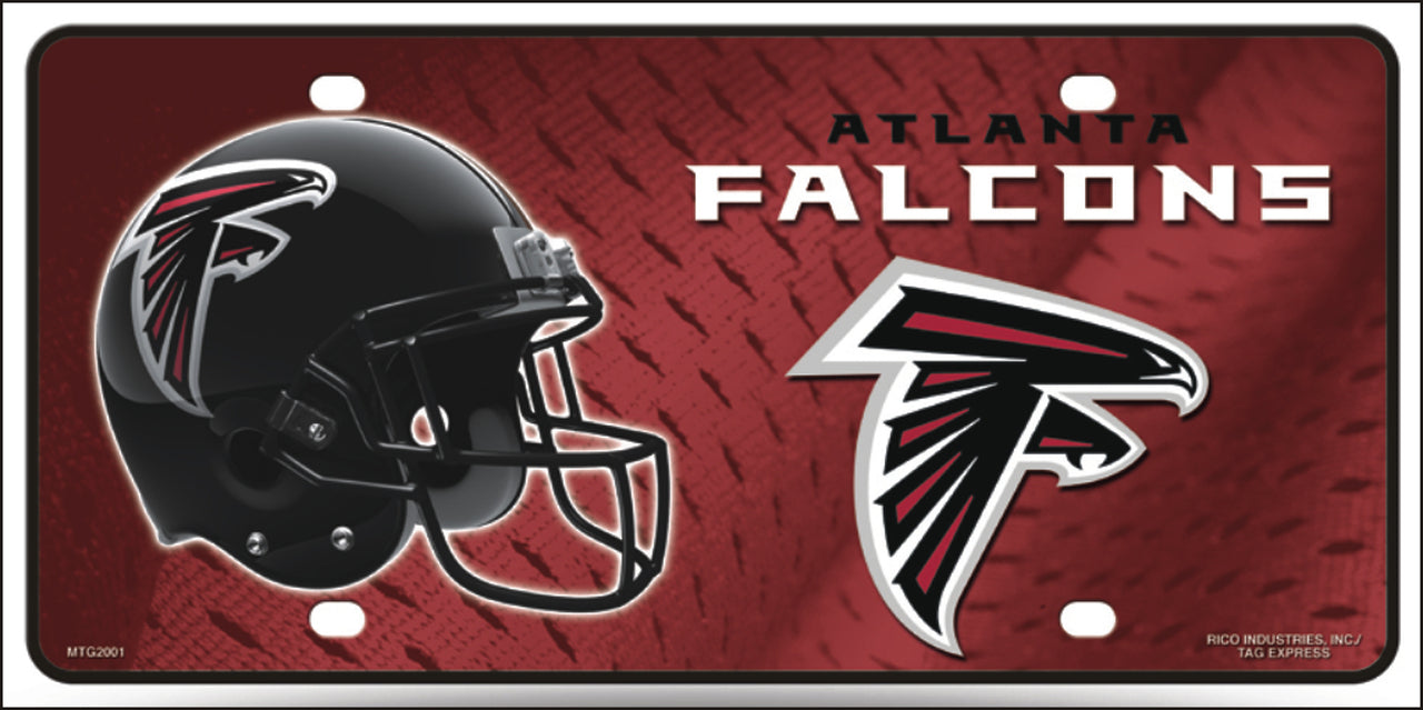 Atlanta Falcons - NFL Metal License Plate Tag