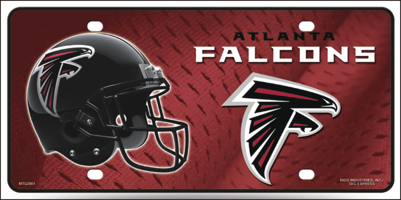 Atlanta Falcons - NFL Metal License Plate Tag