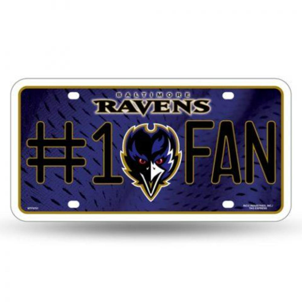 Baltimore Ravens - Metal Novelty License Plate