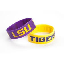 LSU Tigers 2 Pack Bracelets