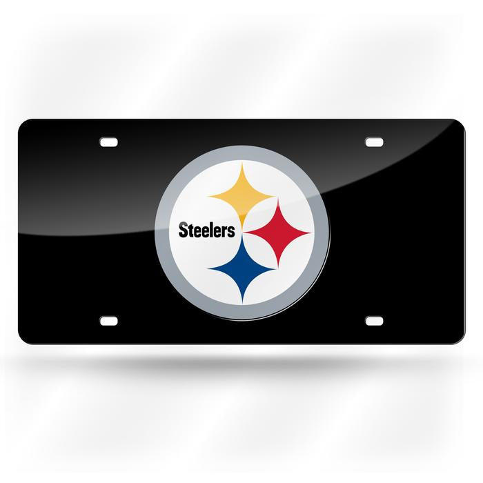 Pittsburgh Steelers - Laser Metal License Plate