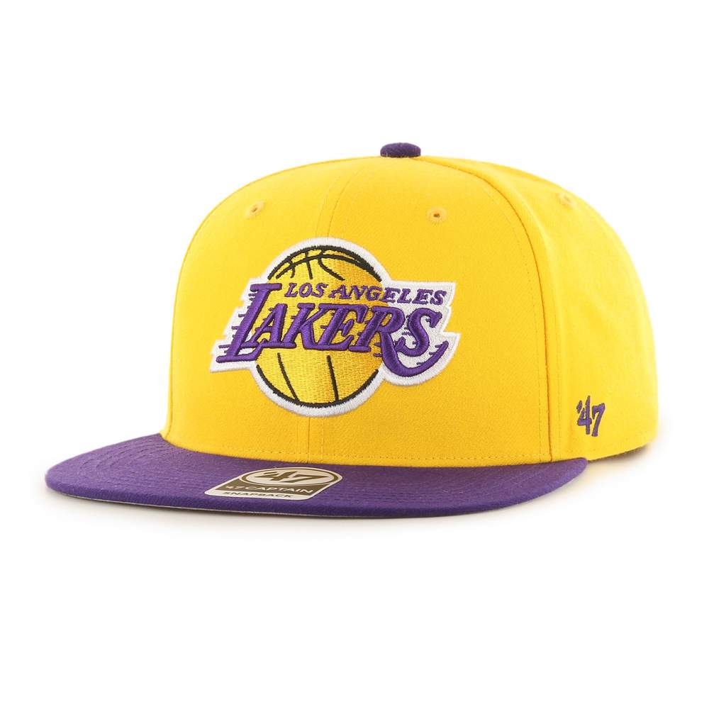 Los Angeles Lakers City Edition Captain Snapback Cap - Two Tone