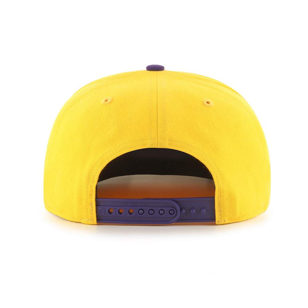 Los Angeles Lakers City Edition Captain Snapback Cap - Two Tone