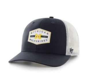 Michigan Wolverines - Navy Convoy Trucker Hat, 47 Brand