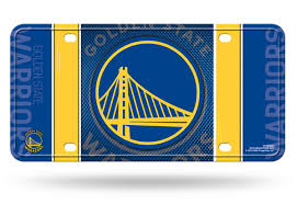 Golden State Warriors - NBA Metal License Plate Tag