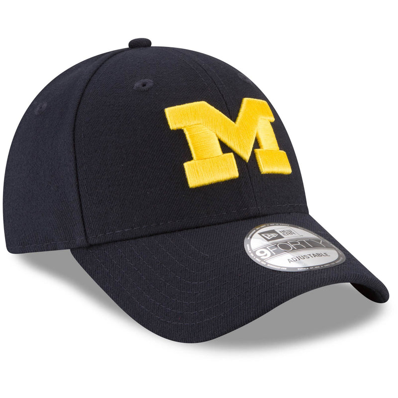 Michigan Wolverines New Era The League 9FORTY Adjustable Hat - Navy