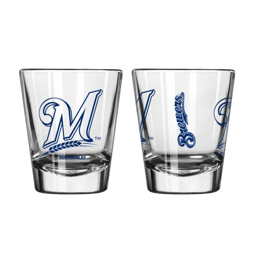Milwaukee Brewers Clear Shot Glass
