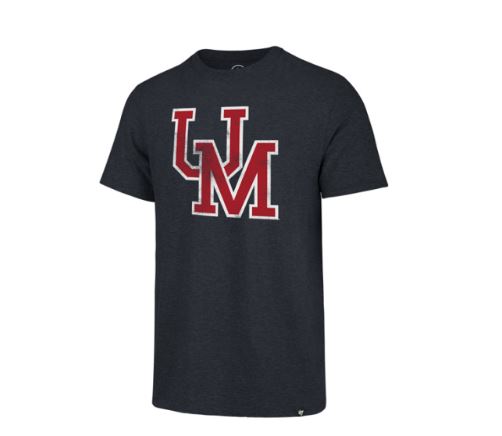 Mississippi Rebels Cvin Fall Navy D Imprint Match T-Shirt