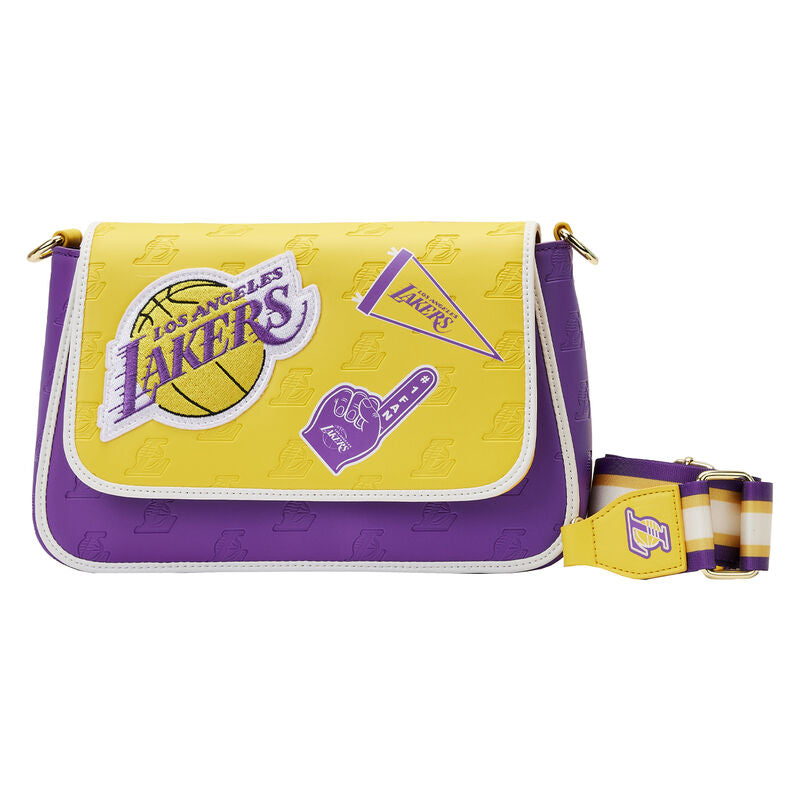 Los Angeles Lakers - NBA Patch Icons Crossbody Bag