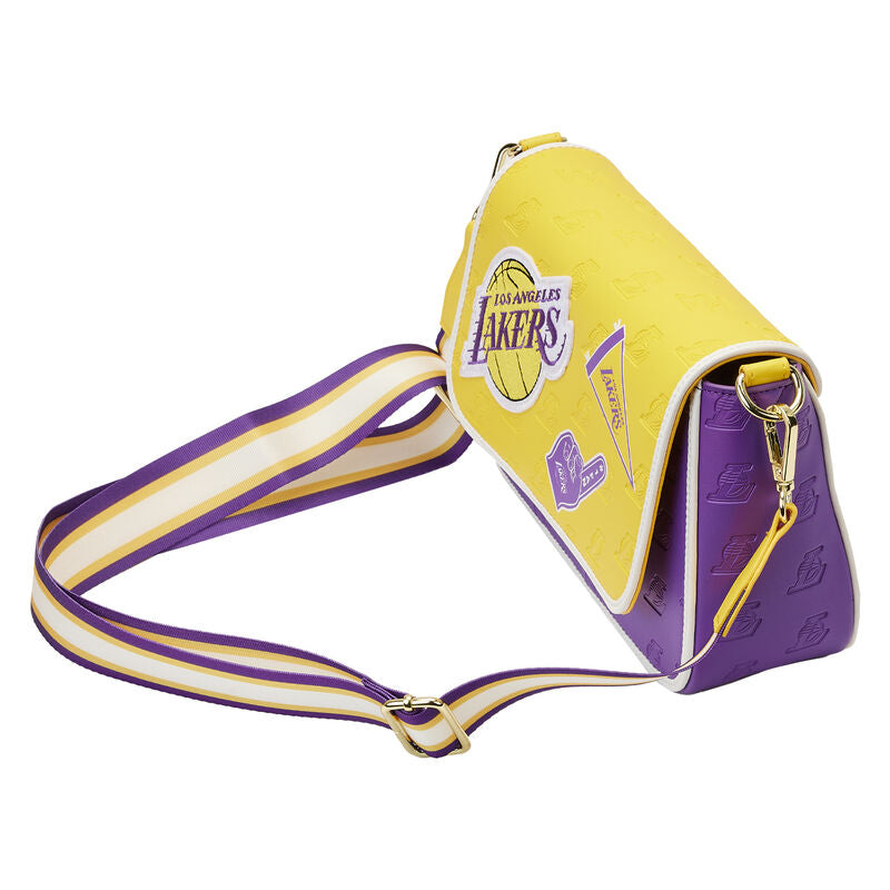 Los Angeles Lakers - NBA Patch Icons Crossbody Bag