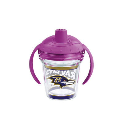 NFL Baltimore Ravens Born A Fan 6oz. Sippy Cup with lid