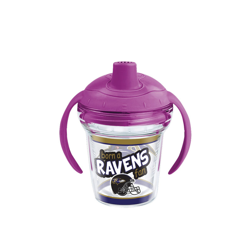 NFL Baltimore Ravens Born A Fan 6oz. Sippy Cup with lid