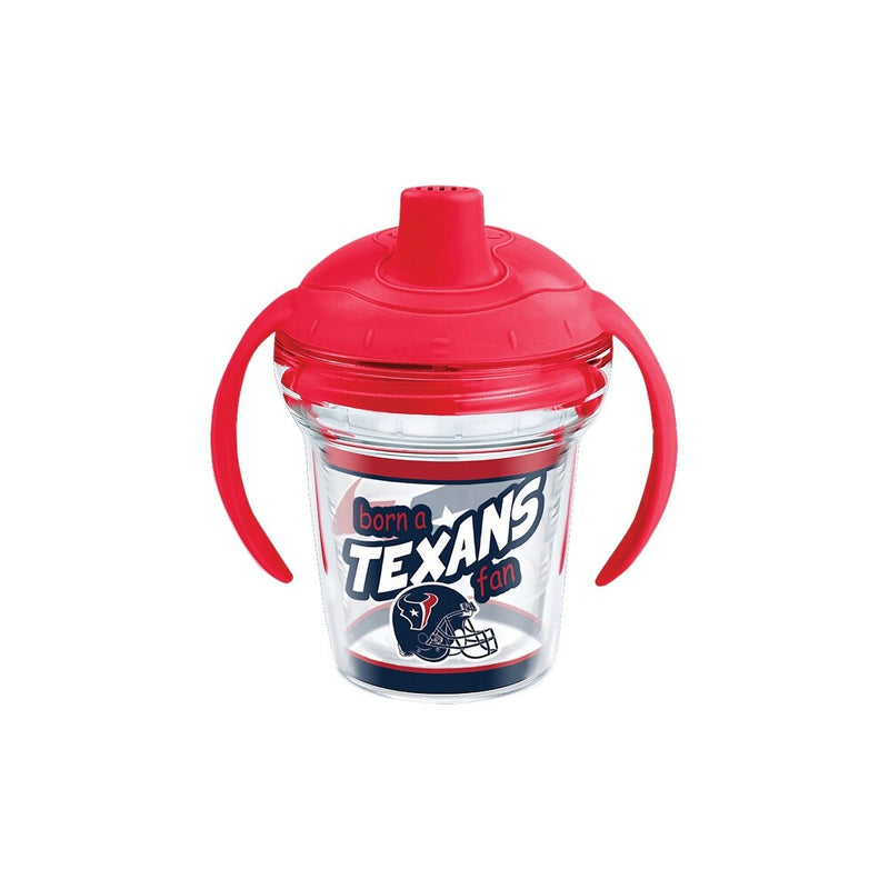 NFL Houston Texans Born A Fan 6 oz Sippy Cup with lid