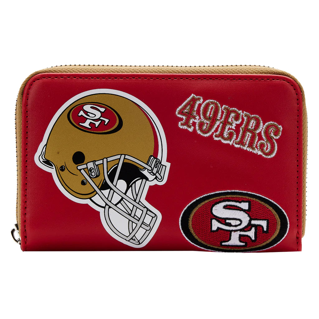 San Francisco 49ers - NFL Patches Zip Around Wallet