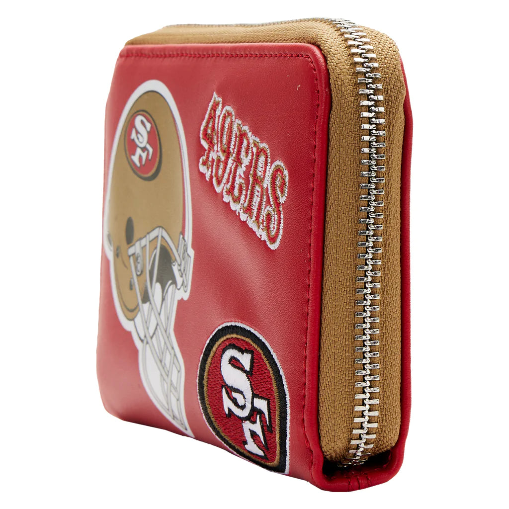 San Francisco 49ers - NFL Patches Zip Around Wallet