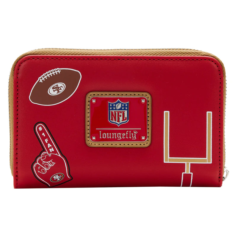 San Francisco 49ers - NFL Patches Zip Around Wallet