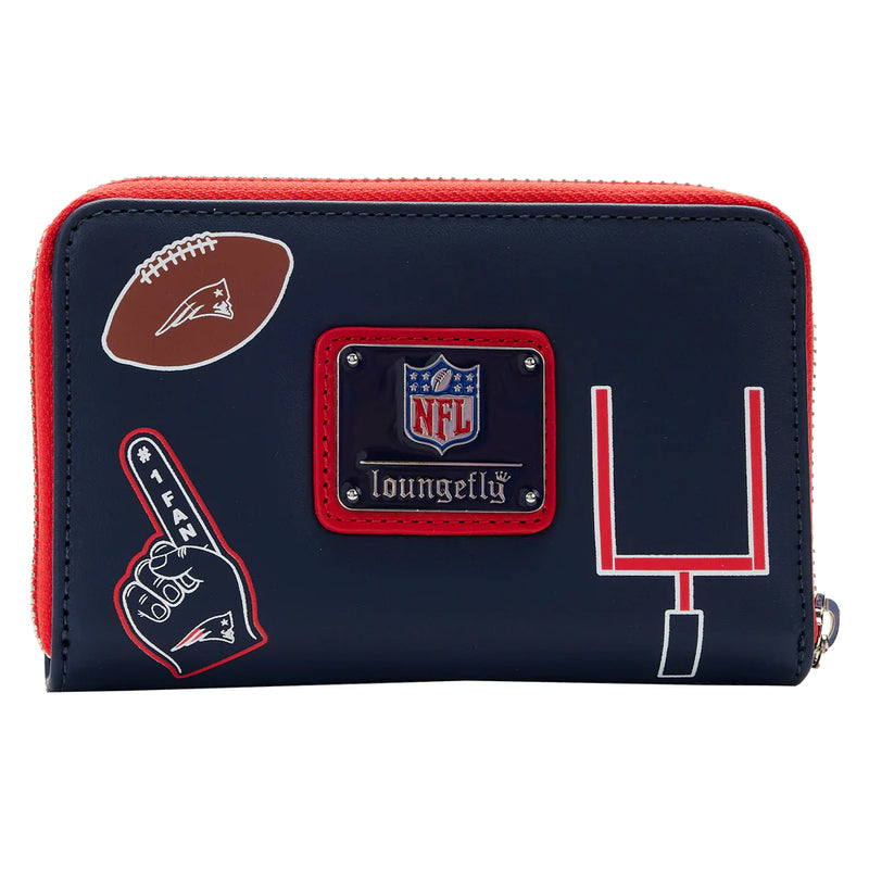New England Patriots - NFL Patches Zip Around Wallet