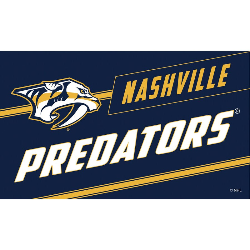 Nashville Predators Coir Punch Mat