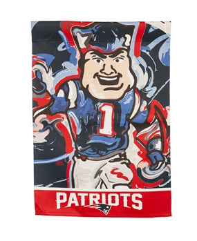 New England Patriots - Suede Justin Patten Garden Flag