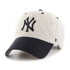 New York Yankees Pinstripe Home Run Two Tone Adjustable '47 Brand Clean Up