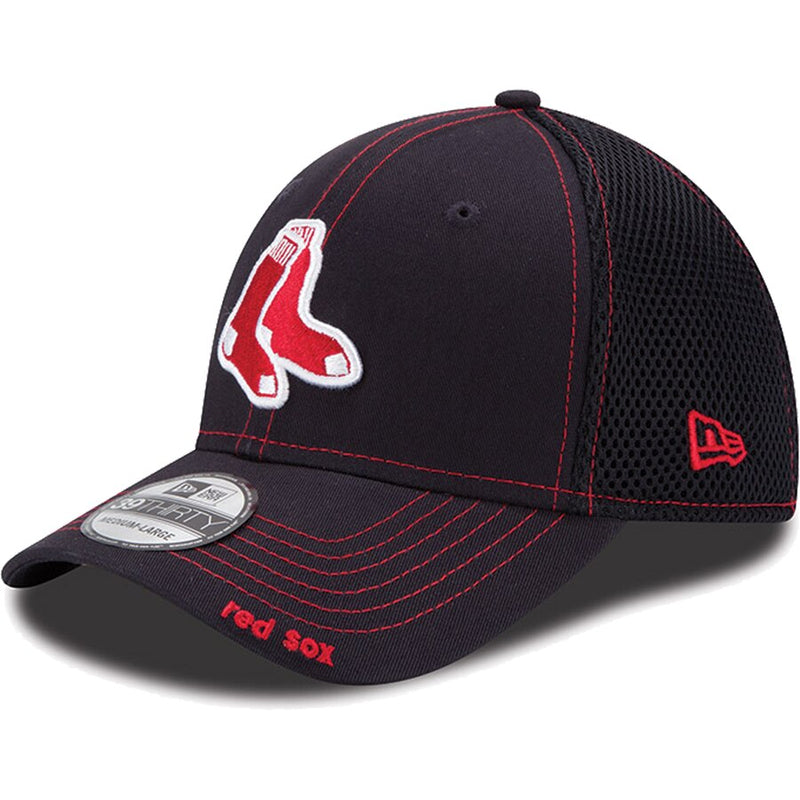New Era Boston Red Sox Navy Blue Neo 39THIRTY Stretch Fit Hat-