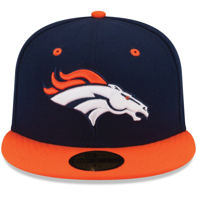 New Era Denver Broncos 2Tone 59FIFTY Fitted Hat - Navy