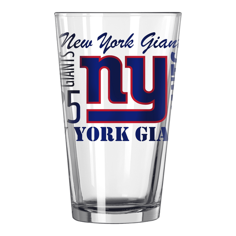 New York Giants Football Pint Glass