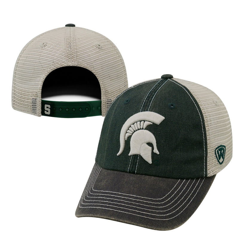 Michigan State Spartans - Three-Tone Snapback Offroad Hat, Top of the World
