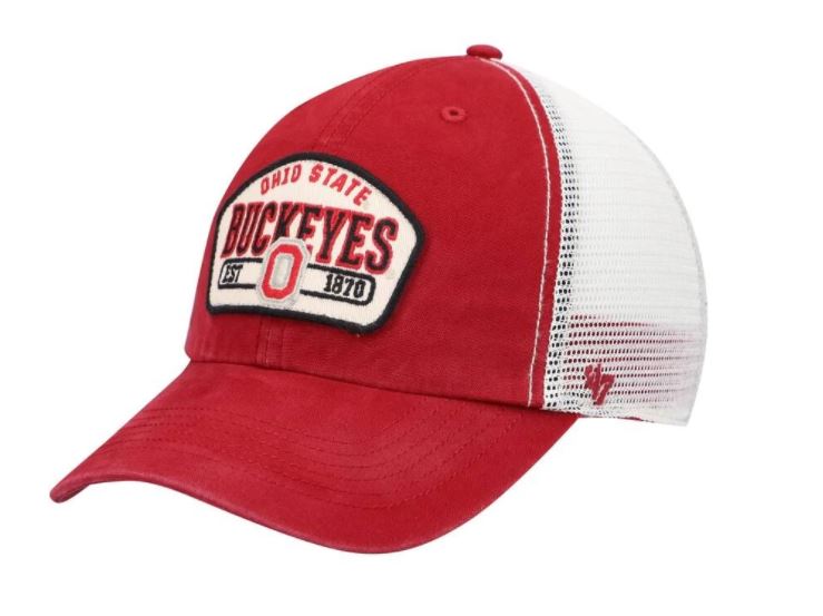 Ohio State Buckeyes - Razor Penwald Red Clean Up Hat, 47 Brand