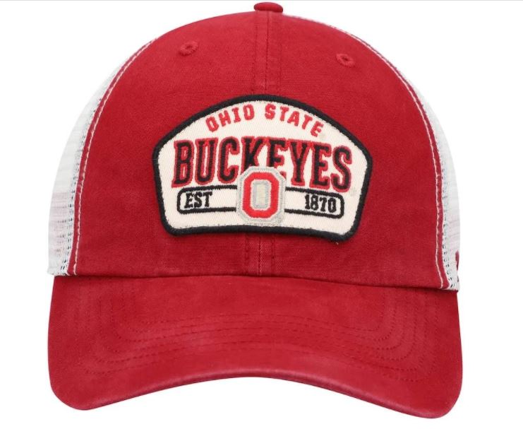 Ohio State Buckeyes - Razor Penwald Red Clean Up Hat, 47 Brand