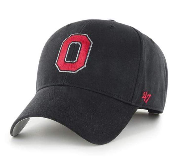 Ohio State Buckeyes - Black & Red Hat, 47 Brand