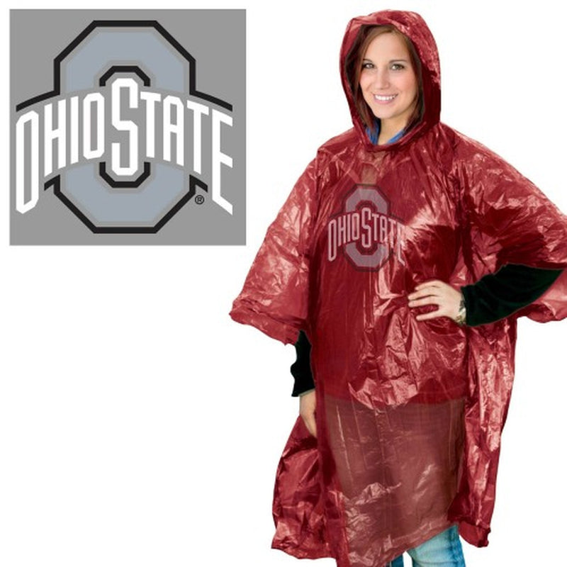 Ohio State Buckeyes Rain Poncho