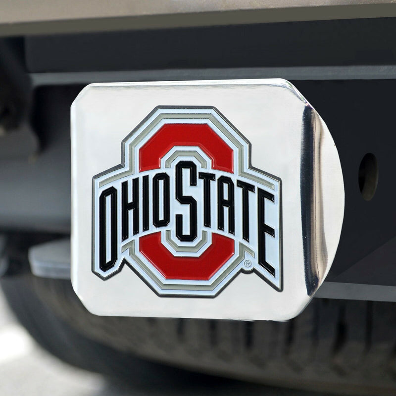 Ohio State Buckeyes  Chrome Metal Hitch Cover