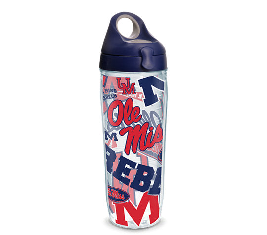Ole Miss Rebels - All Over Wrap with Travel Lid